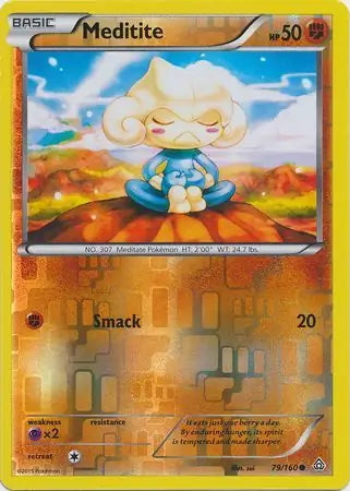 Primal Clash Meditite #79/160 reverse holo